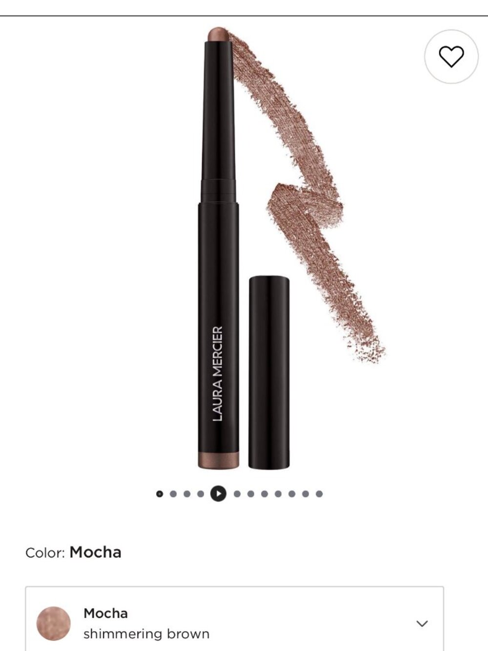 Laura Mercier Caviar Stick Eye Color - Mocha Like New!